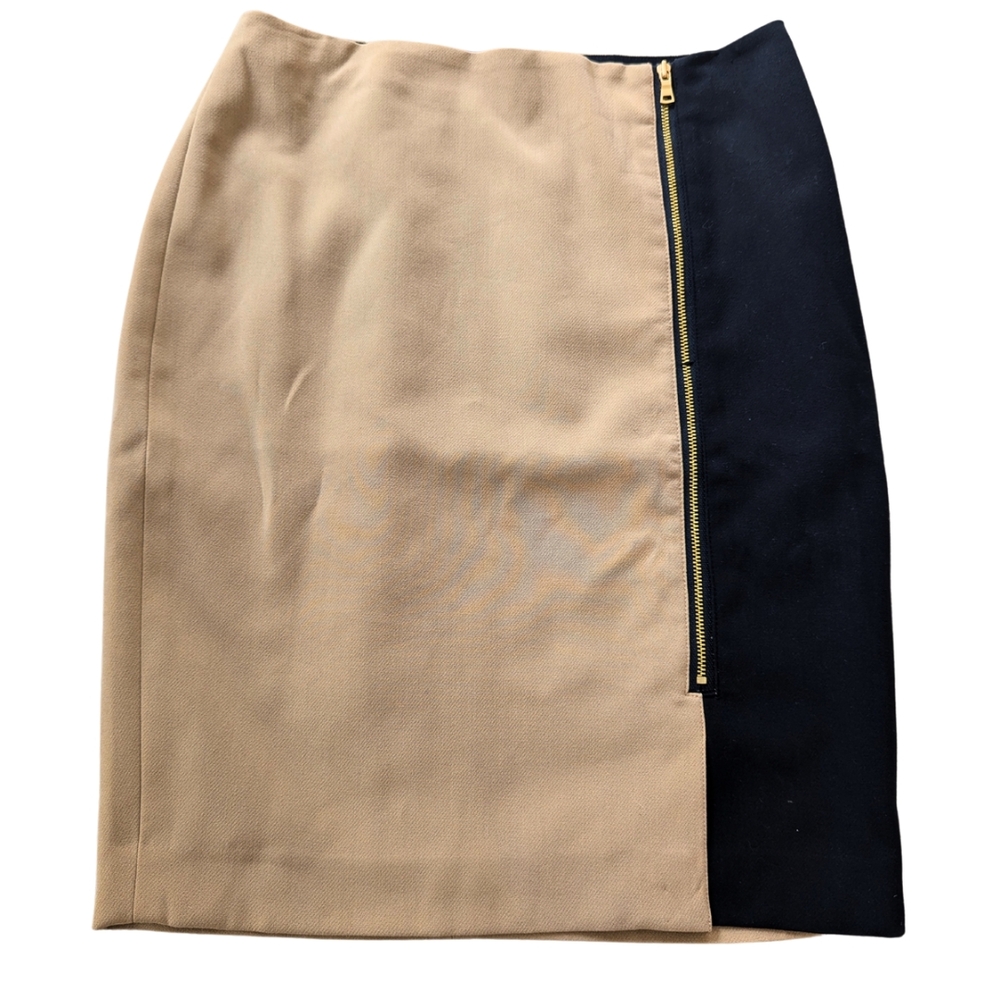 Ann Taylor Color Block Pencil Skirt Size 4P